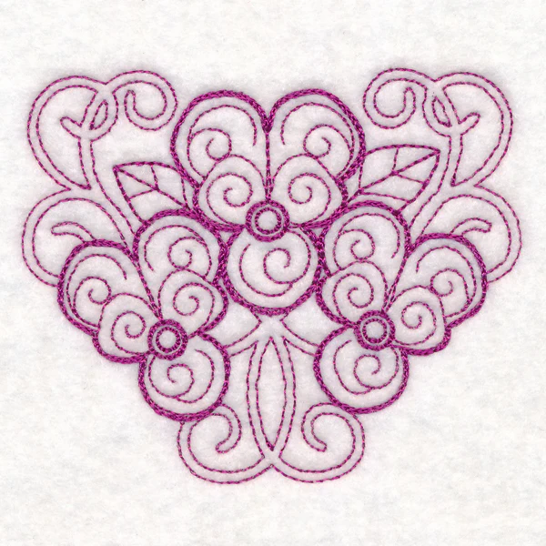 Delicate Violet Doodle (Vintage) - Image 5