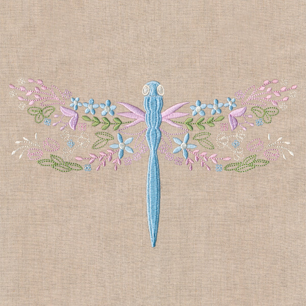 Delicate Wildflower Dragonfly