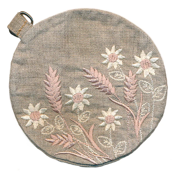 Delicate Wildflower Lined Coin Purse (In-the-Hoop) - Image 11