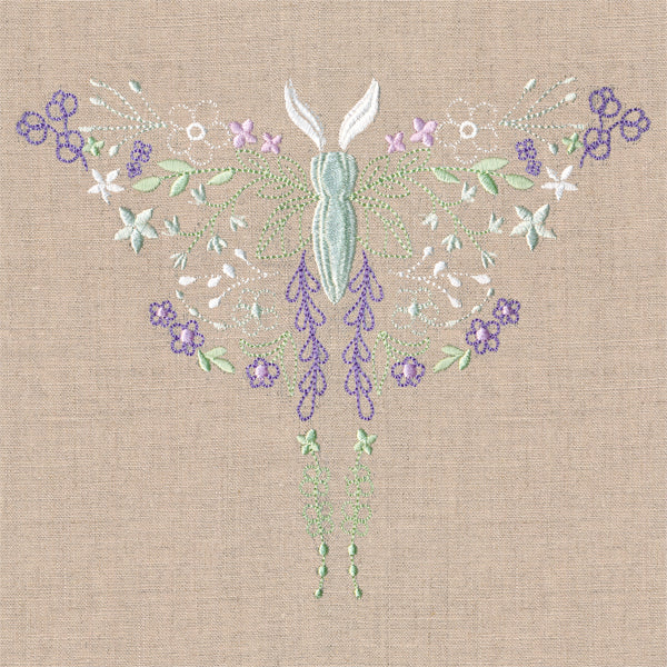 Delicate Wildflower Luna Moth - Image 2