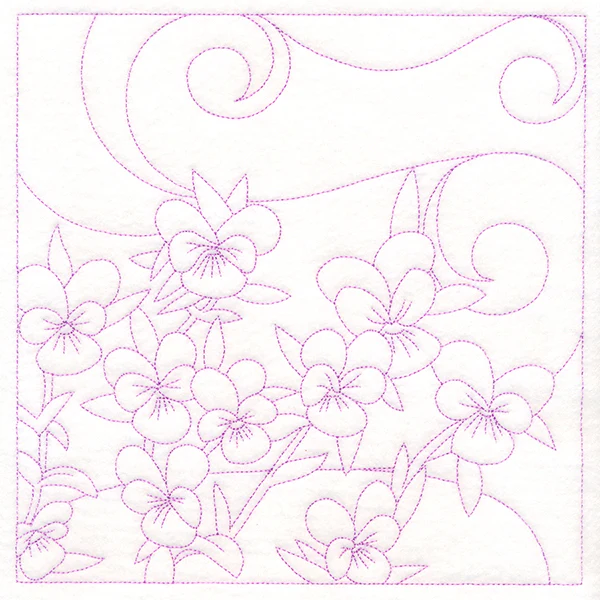 Delicate Wildflowers - Johnny Jump Ups
