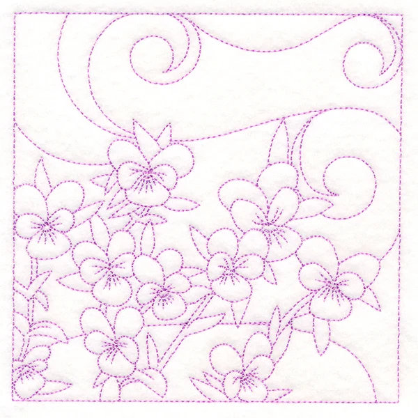 Delicate Wildflowers - Johnny Jump Ups - Image 4