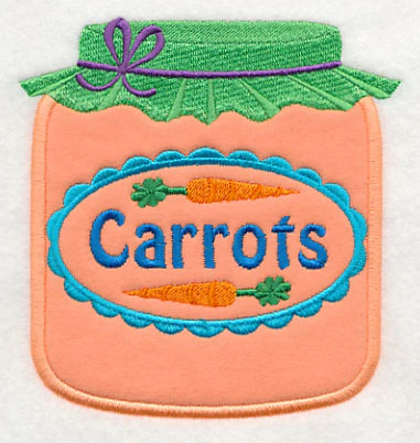 Delicious Carrots (Applique) - Image 3