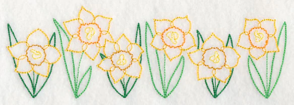 Delightful Daffodil Border (Vintage) - Image 3