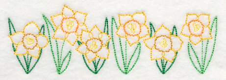 Delightful Daffodil Border (Vintage) - Image 4
