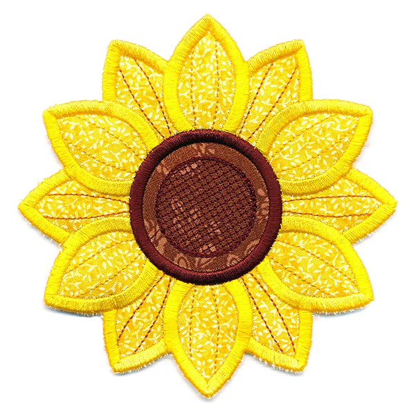Delightful Sunflower Trivet (In-the-Hoop) - Image 3