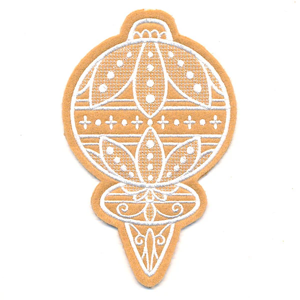 Deluxe Gingerbread Cookie - Bauble (In-the-Hoop) - Image 6
