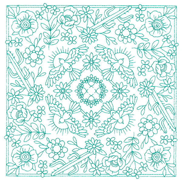 Desert Birds & Botanicals Bandana Square - Image 2
