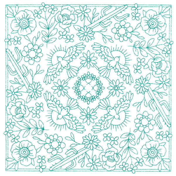 Desert Birds & Botanicals Bandana Square - Image 5