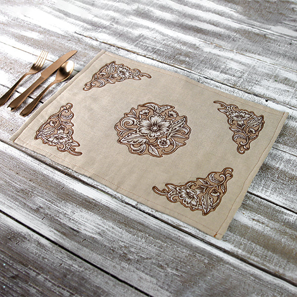 Desert Primrose Pillow Corner (Trapunto) - Image 4
