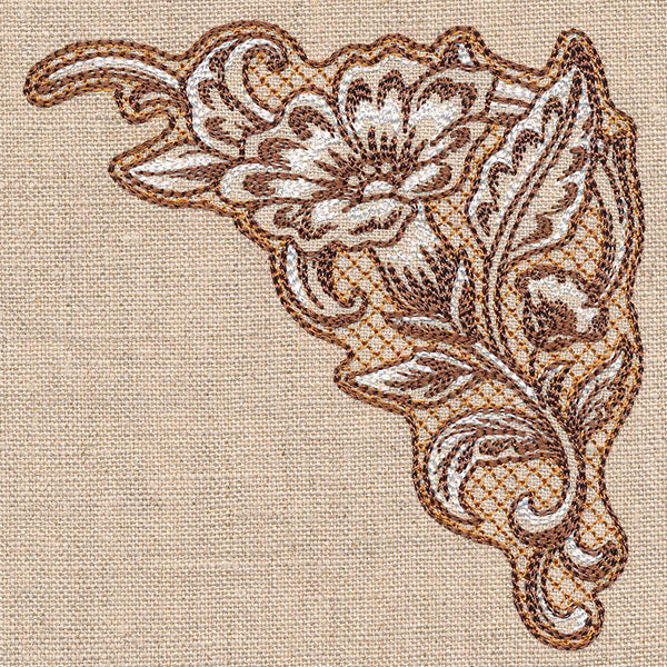 Desert Primrose Pillow Corner (Trapunto) - Image 7