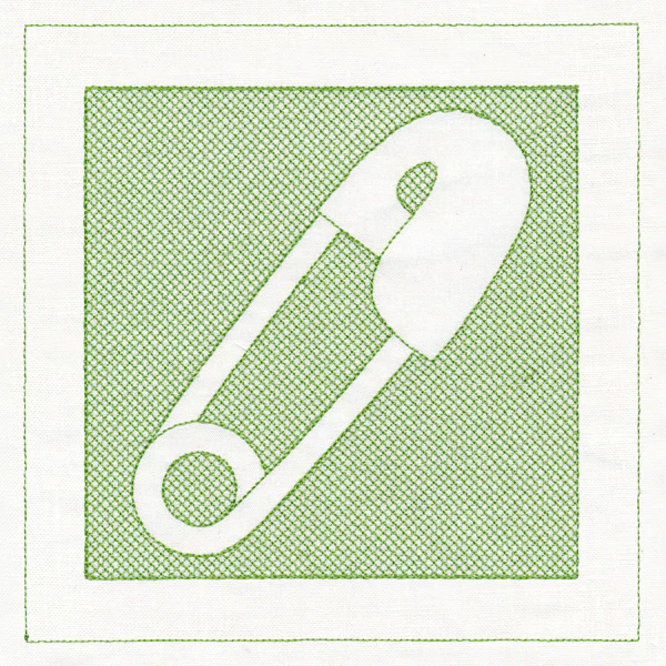 Diaper Pin (Trapunto) - Image 2