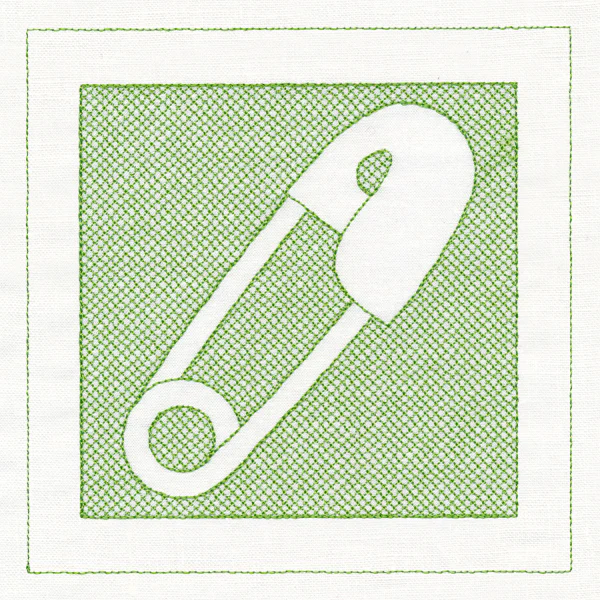 Diaper Pin (Trapunto) - Image 3