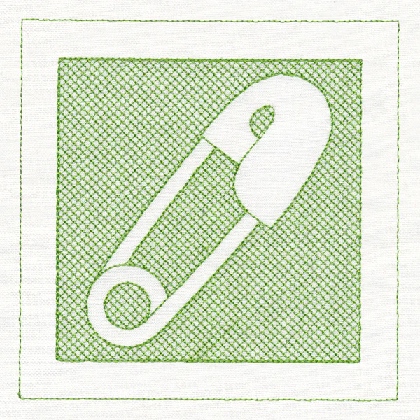 Diaper Pin (Trapunto) - Image 4