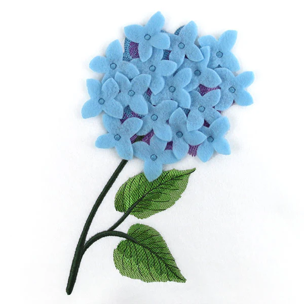 Dimensional Petals Hydrangea (Applique) - Image 3