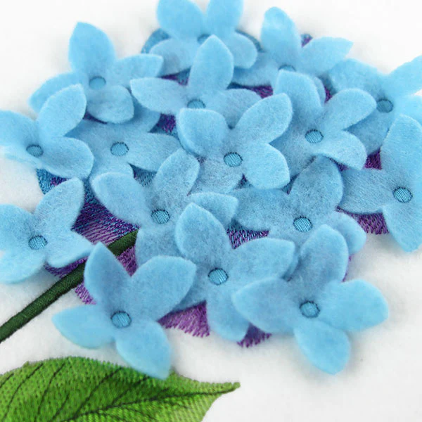 Dimensional Petals Hydrangea (Applique) - Image 8