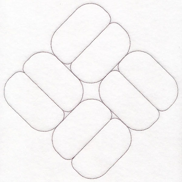 Dimensional Quilted Patterns 1 (Double Run)
