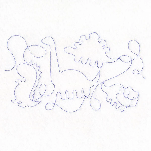 Dinos for Days (Edge-to-Edge Quilting) - Image 3