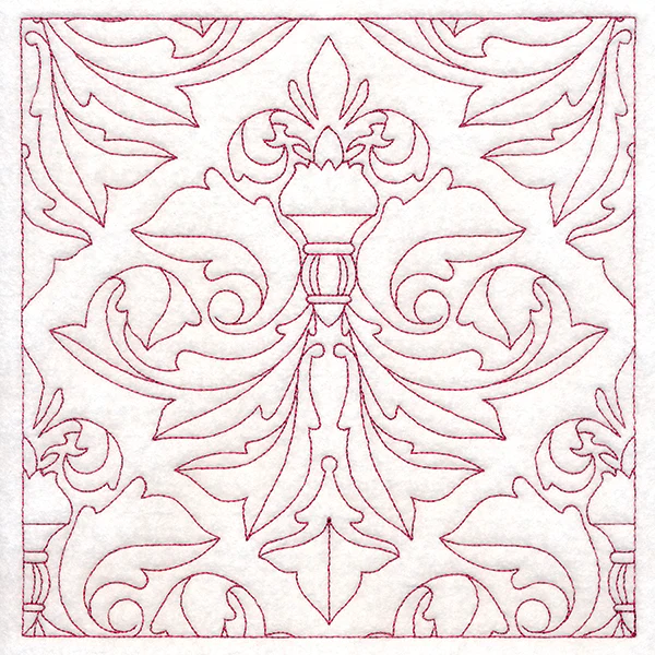 Divine Damask Quilting 1 (Double Run)