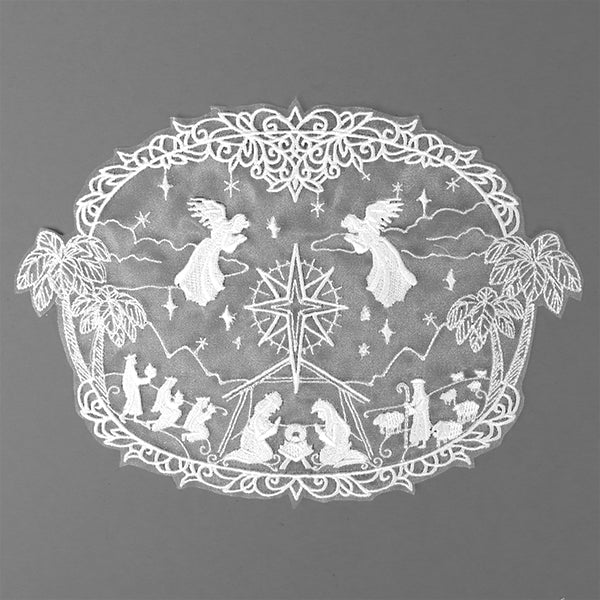 Divine Nativity Doily (Organza) - Image 3
