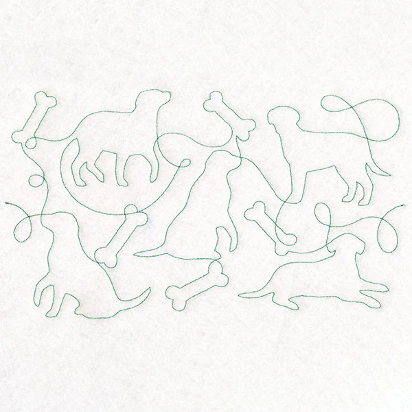 Dogs for Days (Edge-to-Edge Quilting)
