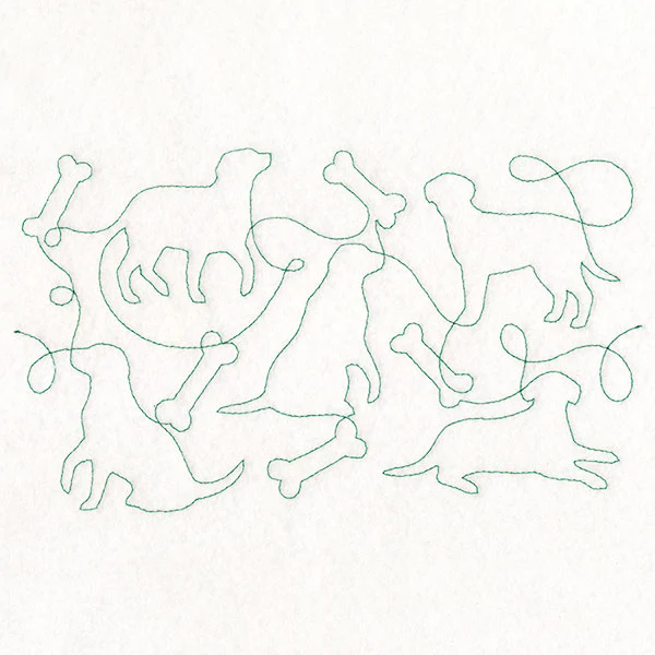 Dogs for Days (Edge-to-Edge Quilting) - Image 2
