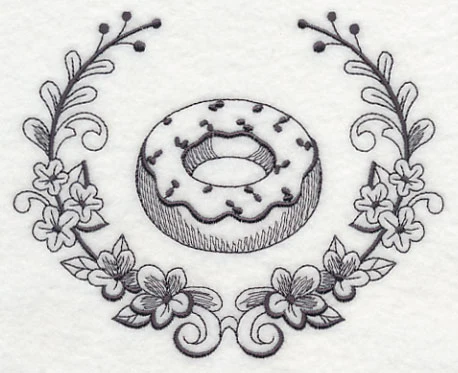 Donut and Sugar Flower Laurel - Image 4