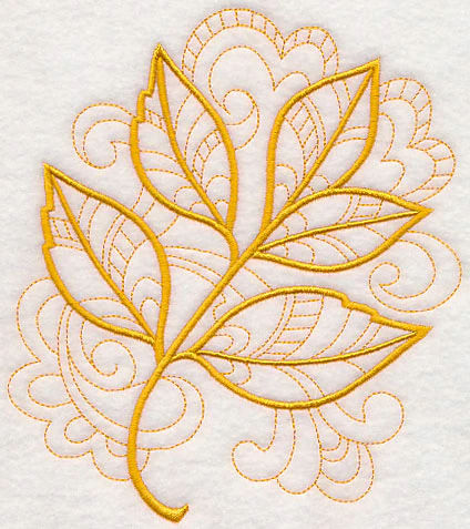Doodle Ash Leaf