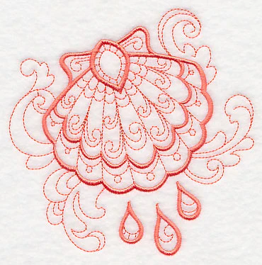 Doodle Baptismal Shell - Image 2