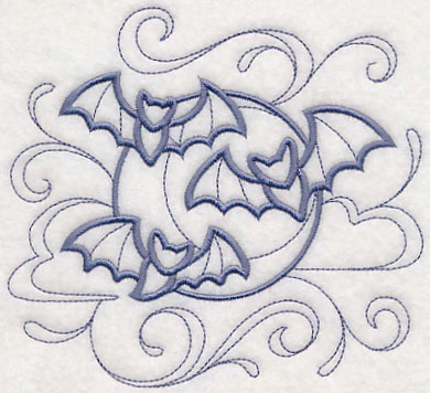 Doodle Bats and Moon - Image 2