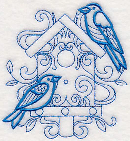 Doodle Birds and Birdhouse - Image 3
