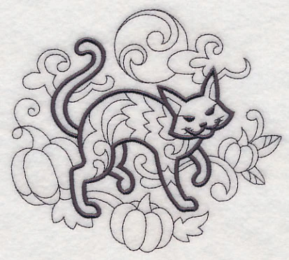 Doodle Black Cat - Image 2