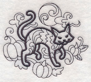 Doodle Black Cat - Image 3