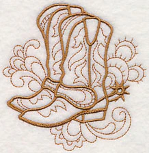 Doodle Cowboy Boots - Image 4