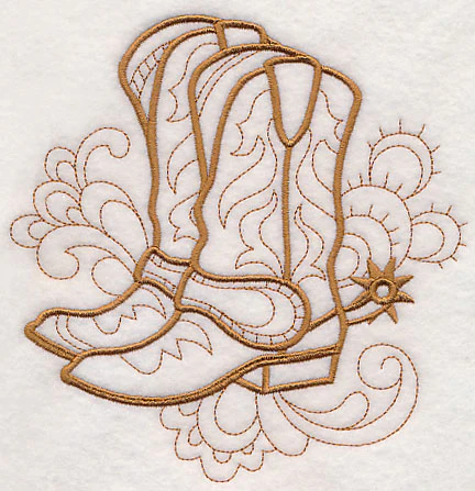 Doodle Cowboy Boots - Image 5