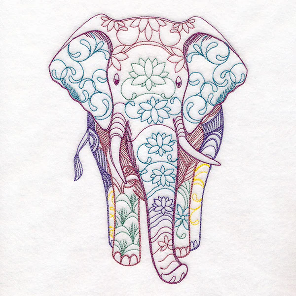 Doodle Delights - Elephant - Image 2