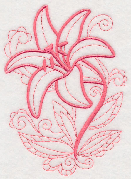 Doodle Easter Lily