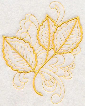 Doodle Elm Leaf - Image 2