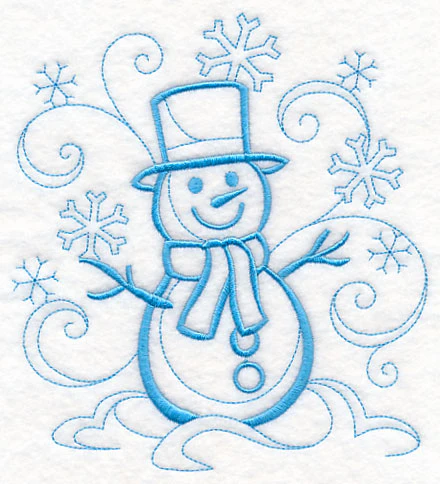 Doodle Friendly Snowman - Image 5