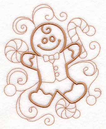 Doodle Gingerbread Boy - Image 3