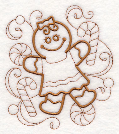 Doodle Gingerbread Girl - Image 2