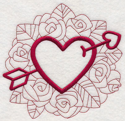 Doodle Heart and Arrow - Image 2