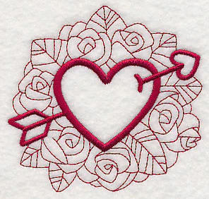 Doodle Heart and Arrow - Image 3