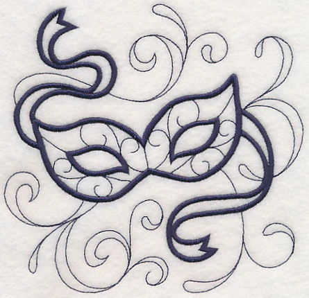 Doodle Masquerade Mask - Image 5