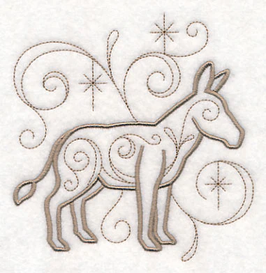 Doodle Nativity Donkey - Image 2