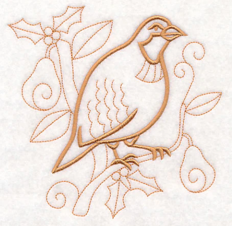 Doodle Partridge in a Pear Tree