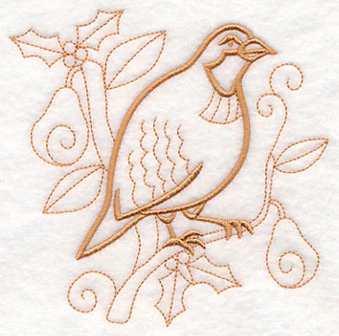 Doodle Partridge in a Pear Tree - Image 3