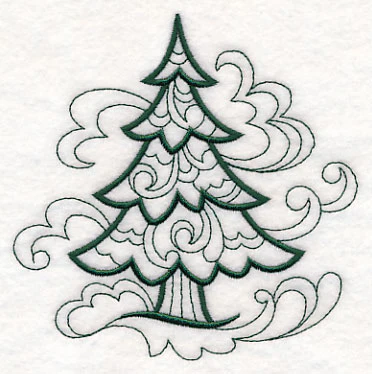 Doodle Pine Tree - Image 2