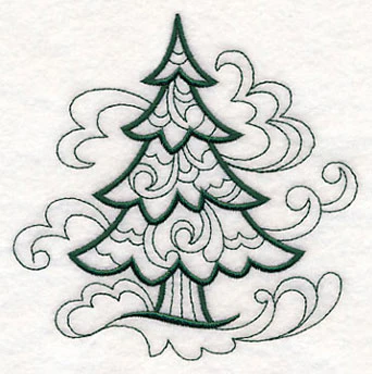 Doodle Pine Tree - Image 3