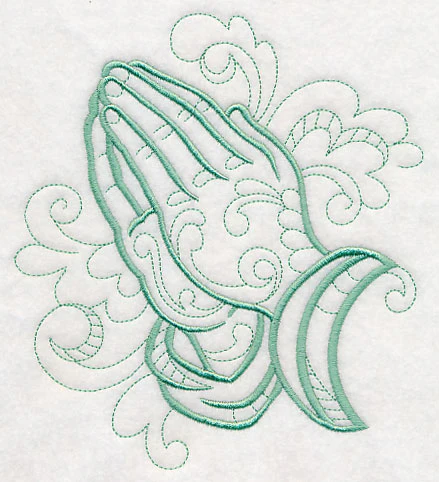 Doodle Praying Hands